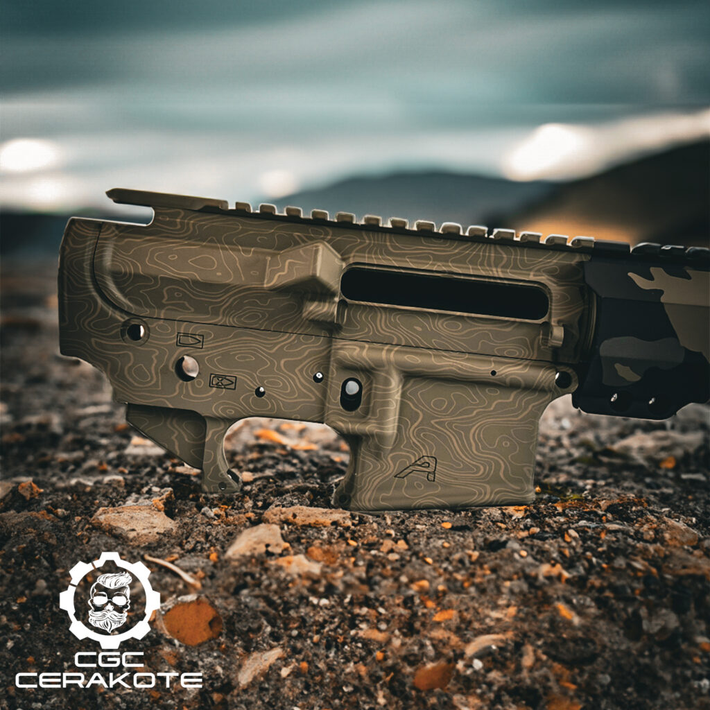 Aero Topo Multicam 2 custom cerakote and laser