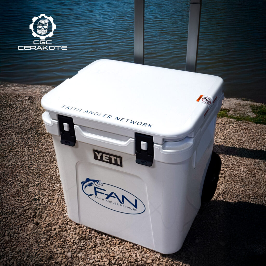Faith Angler Networ Yeti Cooler Cerakote 1