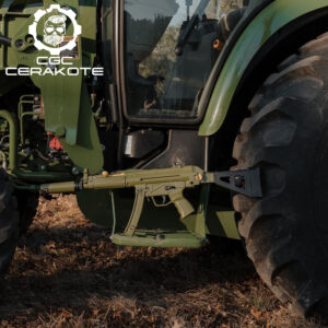 cerakoted mp5 on a tractor