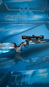 custom cerakote on a bolt action rifle