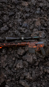 cerakote and laser topo on a bolt action rifle