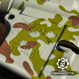 tropentarn camo cerakoted on a sons of liberty ar-15