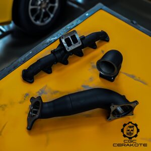 cerakoted glacier black on some car parts